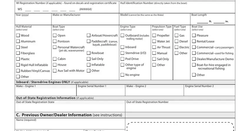 Completing wi dnr boat registration part 2