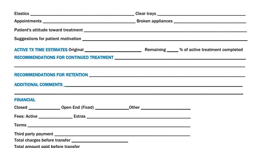 part 4 to filling out american association of orthodontists transfer form