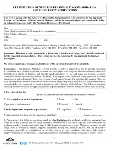 Accommodation Third Party Form Preview