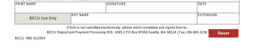 Finishing ach debit authorization letter step 3