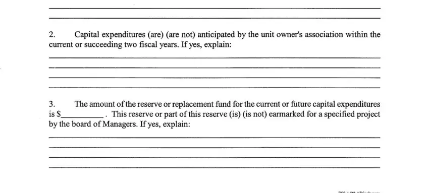 stage 2 to completing 22 1 condo disclosure form illinois