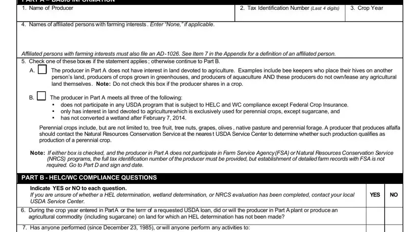 form ad 1026 spaces to complete