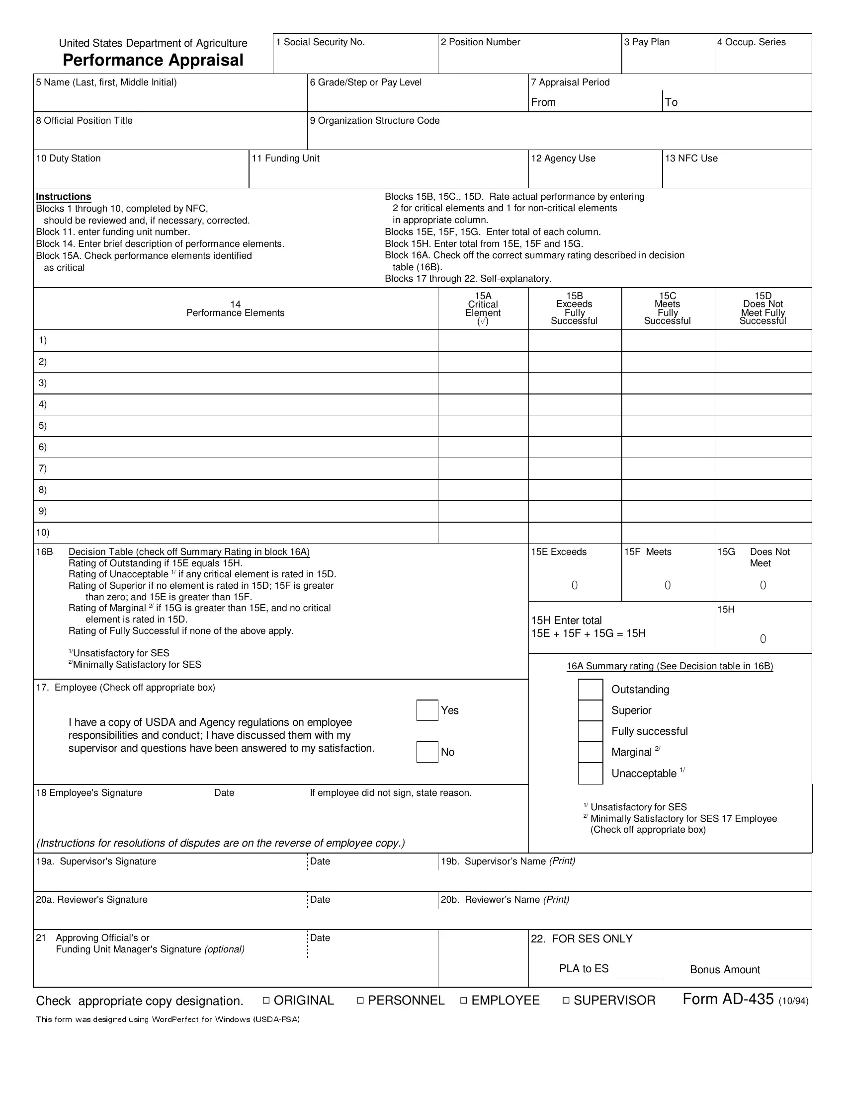 Ad435 Form Preview