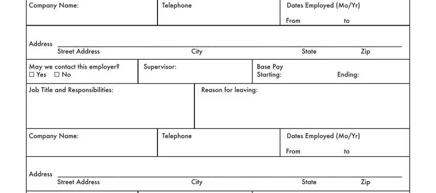Filling out form 9661 part 5