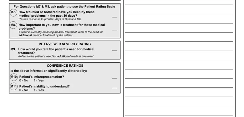 asi assessment online  fields to fill out