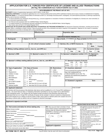 Ae Form 190 1T Preview
