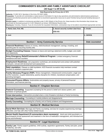 Ae Form 55 46A Preview