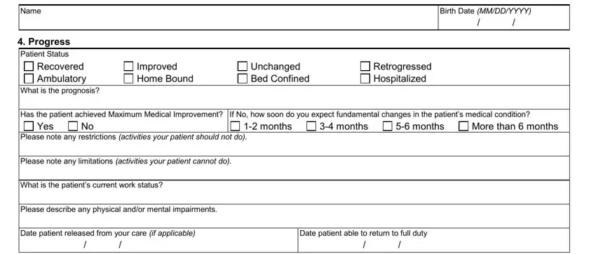 Filling out aetna short term disability claim forms part 4