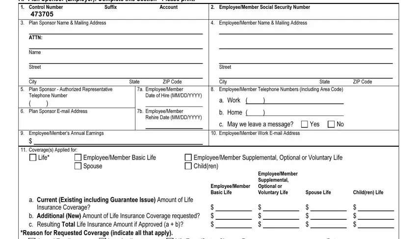 stage 1 to completing aetna evidence of insurability eoi form