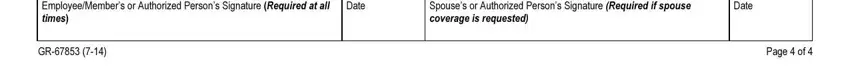 Entering details in aetna evidence of insurability eoi form stage 5