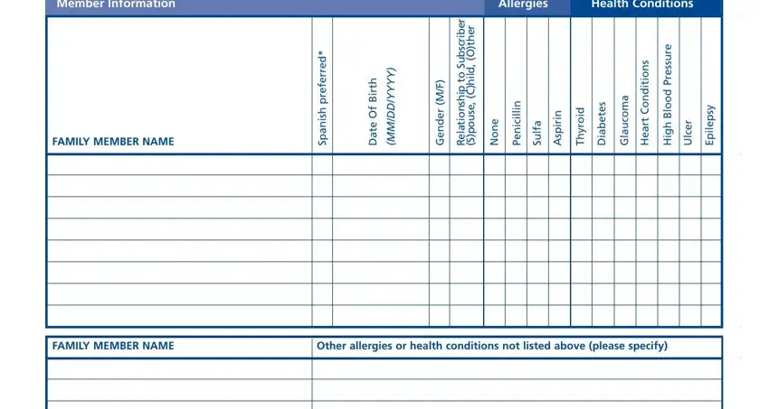 stage 3 to entering details in aetna order form