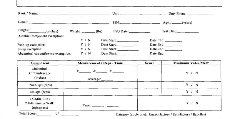 part 1 to filling in af 4446 form