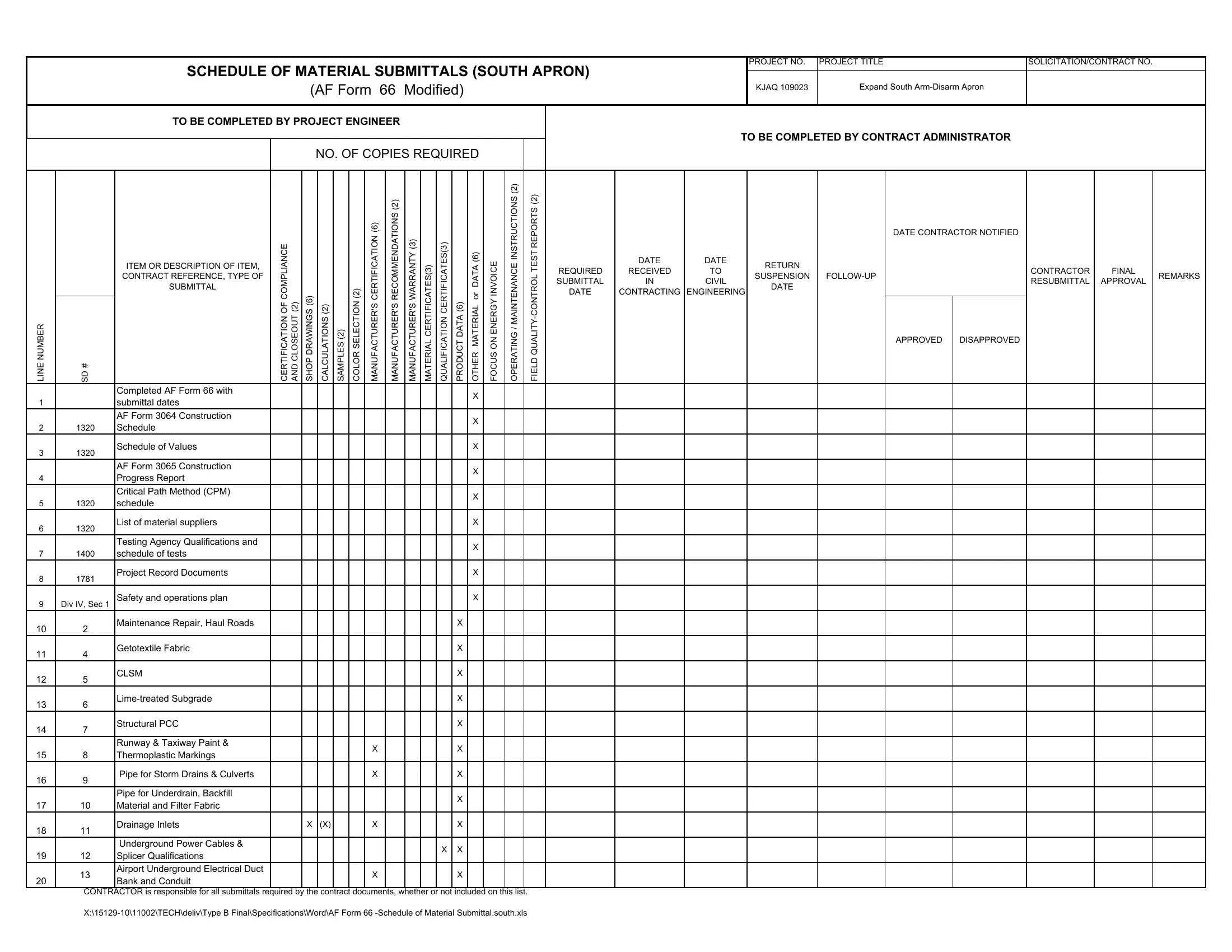 Af Form 66 Fill Out Printable PDF Forms Online