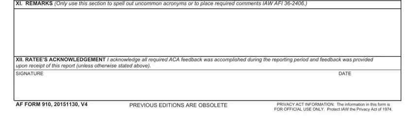 part 5 to filling out air force epr form