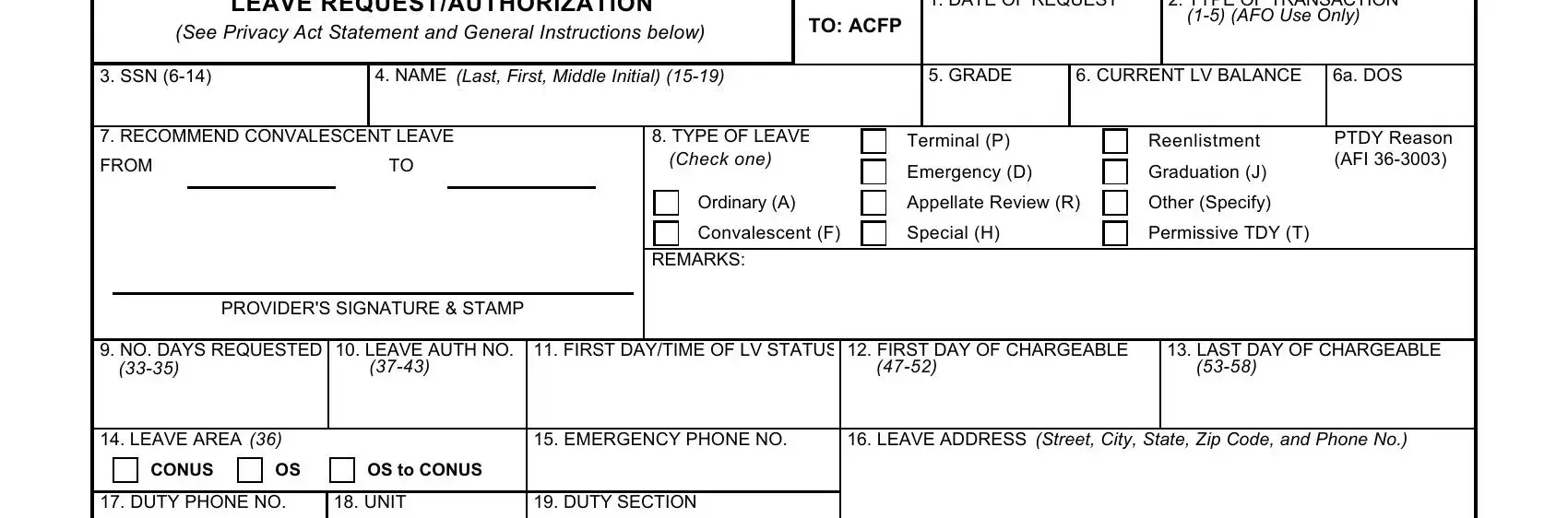 Af Form 9 Fill Out Printable Pdf Forms Online