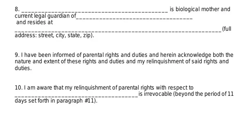 sign over parental rights forms texas is biological mother and current, I have been informed of parental, and I am aware that my relinquishment blanks to fill out