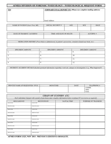 Afmes Form 1323 Preview