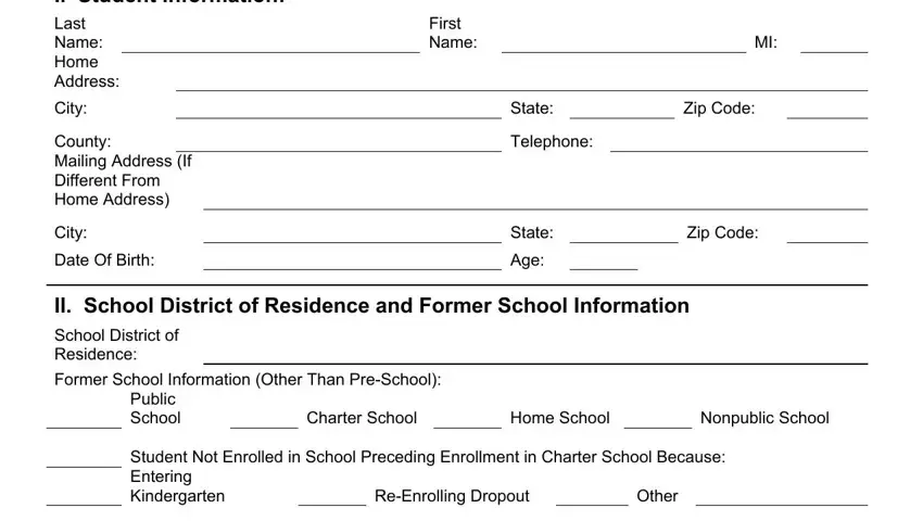 stage 2 to filling out Agora Enrollment Forms Packet