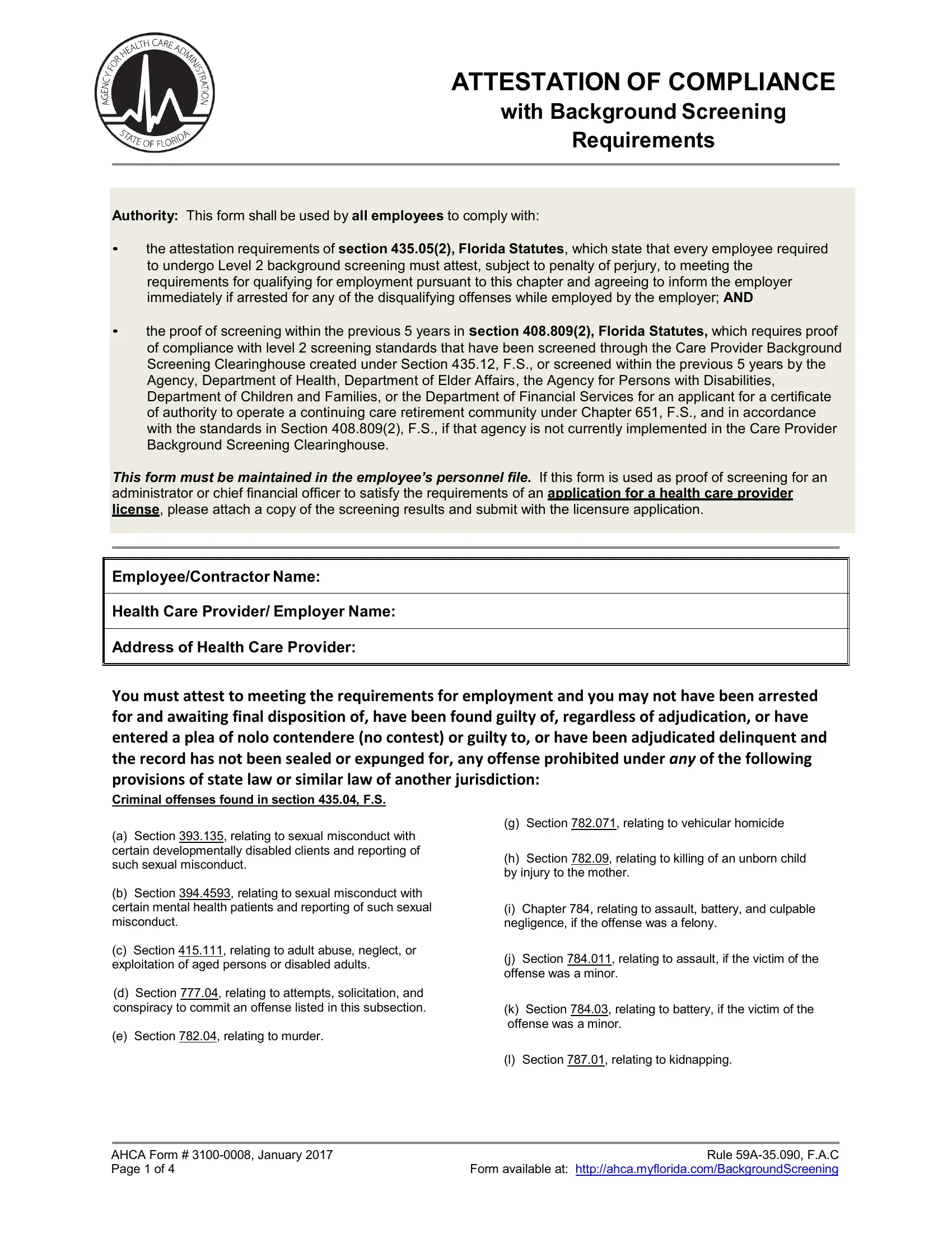 FOIA - Security Documents — #EndCrosscheck