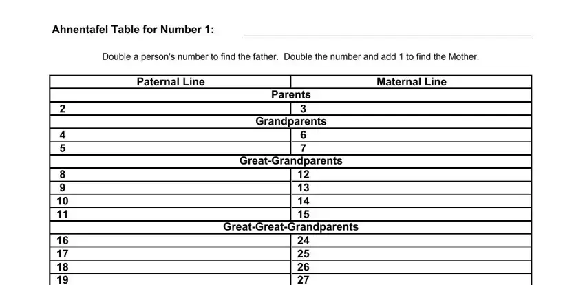 stage 1 to completing ahnentafel chart forms fillable