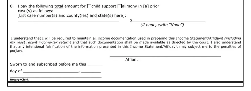 Completing alabama child support calculation part 3
