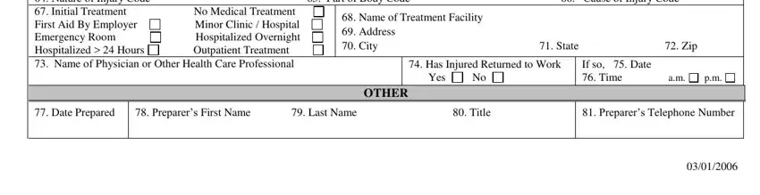 step 3 to entering details in first report of injury alabama