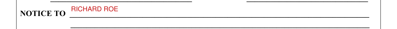 Form C-34 example filled out, nOTICE TO