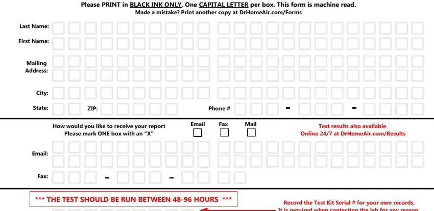 alpha energy labs test results empty fields to fill out