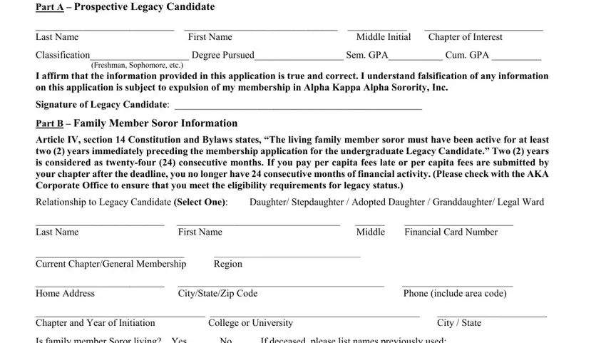 stage 1 to filling out Alpha Kappa Undergraduate Membership