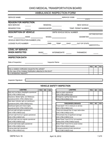 Ambulance Inspection Form Preview