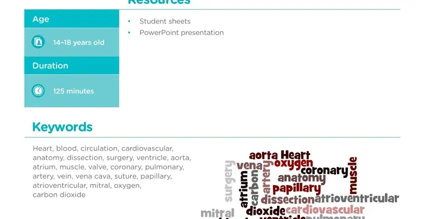 Entering details in anatomy lab heart dissection answer key part 3