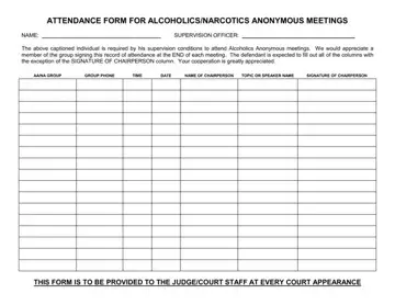 Anonymous Attendance Form Preview