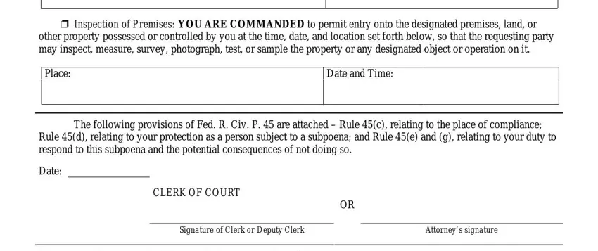 stage 2 to finishing rule 45 subpoena form