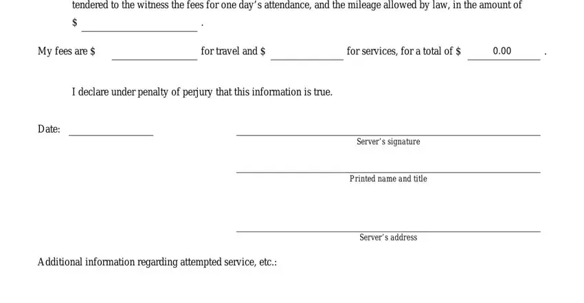 stage 5 to completing rule 45 subpoena form