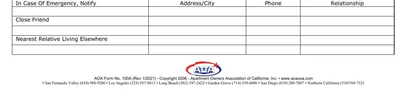 stage 3 to filling out california rental application aoa