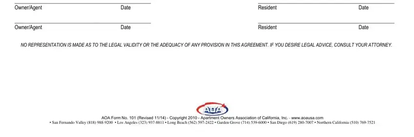 Finishing aoausa lease agreement stage 5