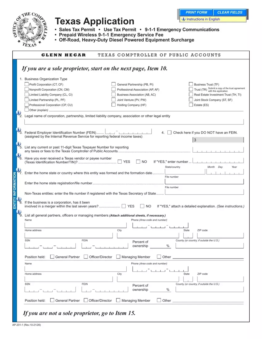 Ap 201 1 Form first page preview