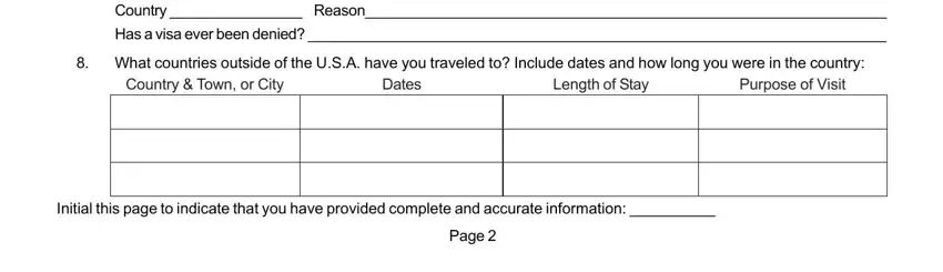 stage 4 to filling out cas 67