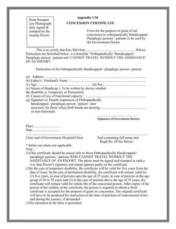 Appendix 1 36 Concession Certificate Form Preview