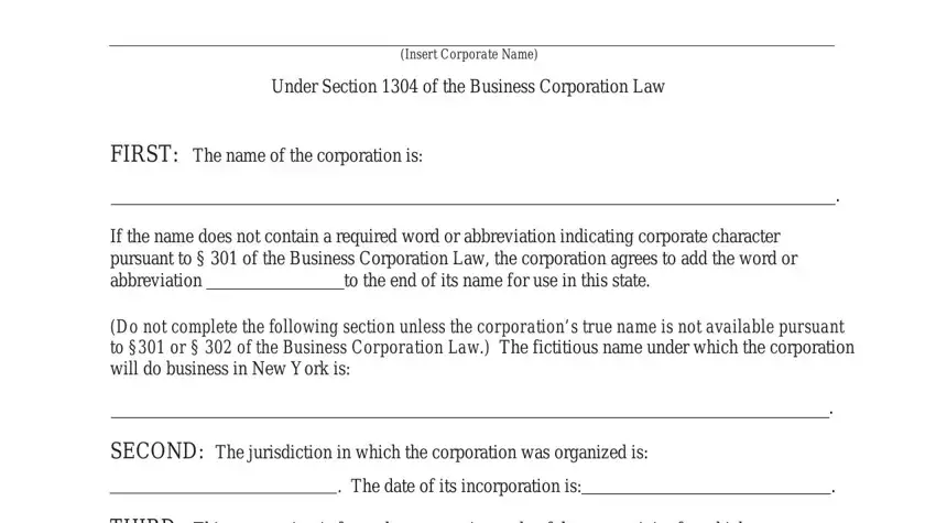 application authority blanks to consider