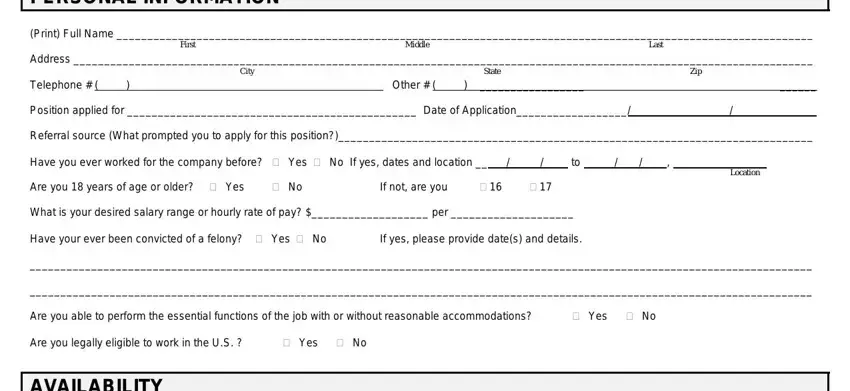 part 1 to writing hardees member application form