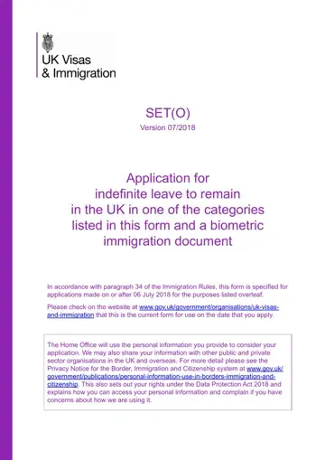 Application Form Leave Remain Preview