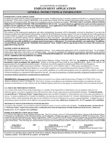 Application Government Guam Form Preview