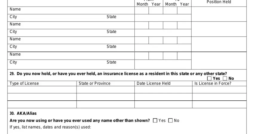 part 3 to completing naic application forms