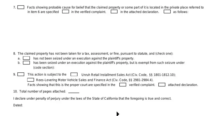 Filling out form relief texas online stage 5