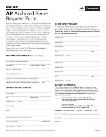 Archived Ap Request Form Preview