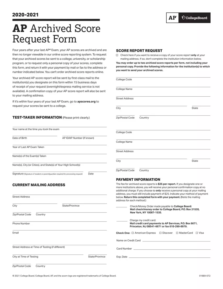 Archived Ap Request Form first page preview