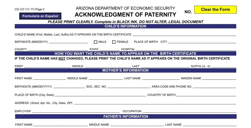 Filling out how to arizona form acknowledgment part 2