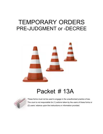 Arizona Temporary Orders Form Preview