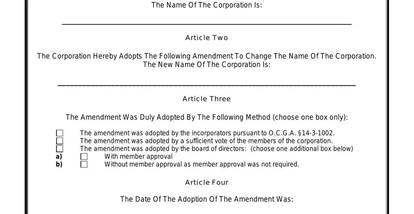 entering details in articles of amendment georgia part 1
